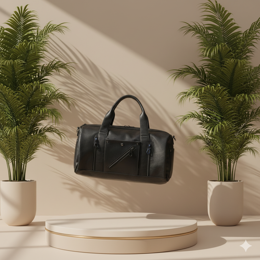 PU Leren Heren Reistas – Stijlvolle Weekendtas met Grote Capaciteit