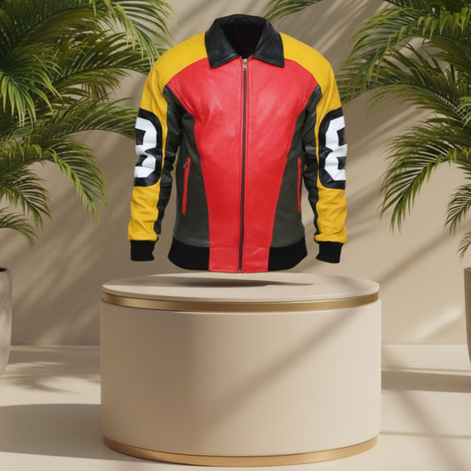 Multi-Color Bomber Jacket – Trendy Unisex Streetwear with Bold Color Blocking